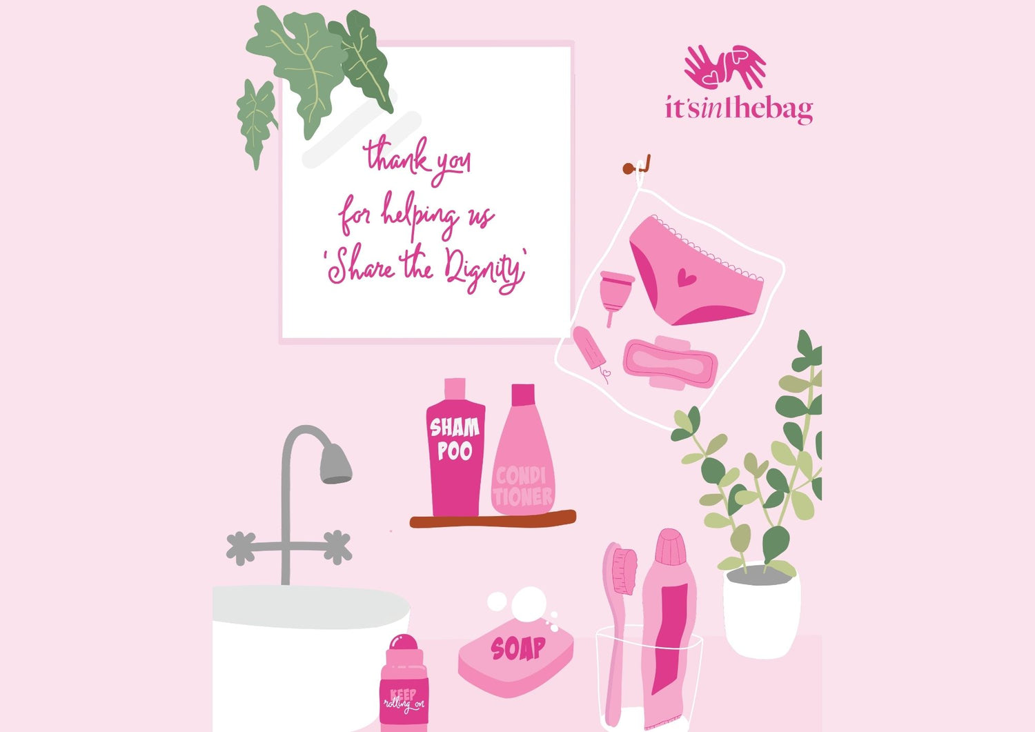 Share the Dignity x Eltee Sydney - It's in the bag